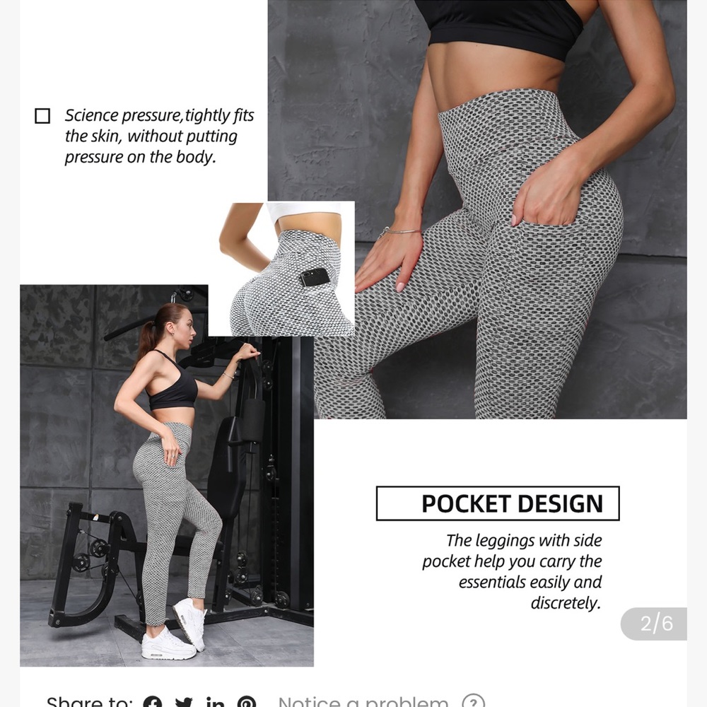 TIK Tok Leggings Women Butt Lifting Workout Tights Plus Size Sports High Waist